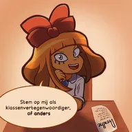 artist:spontaneous dutch_text looking_at_viewer meta:general_fanart mymy tagme // 1256x1256 // 189KB