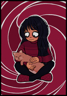 cat maya meta:general_fanart official_art relaxed smiling // 1236x1752 // 1013KB