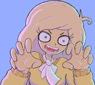 coco fisheye_(drawfag) hands_up meta:rijkskunst vampire // 1355x1218 // 517KB