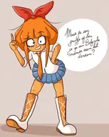 artist:gussywussy dutch_text looking_at_viewer meta:general_fanart mymy pointing smiling speaking speech_bubble // 2746x3450 // 1.8MB