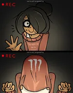 artist:mrcarhyla dark maya monster_energy_drink recording // 1739x2222 // 267KB