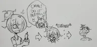 alien artist:rodscorpion maya meta:general_fanart mymy pepper sketch // 3188x1550 // 862KB