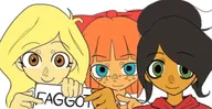 artist:zarty_qveen bow coco english_text maya meta:rijkskunst mymy niggerwiggle sign text tie trio // 1241x638 // 293KB