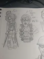 demoman_(team_fortress_2) demoman_(tf2) engineer_(team_fortress_2) engineer_(tf2) hoodie maya medic_(team_fortress_2) medic_(tf2) meta:general_fanart spanish_text team_fortress_2 text unknown_artist // 3000x4000 // 526KB
