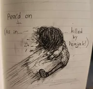 drawing maya meta:ias meta:rijkskunst mitchelf_(artist) paper peajak sketch violence // 2745x2632 // 445KB