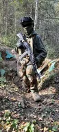 camouflage firearm gun irl mymy patch soldier uniform war weapon // 576x1280 // 345KB