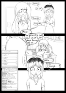 artist:lidlyarts black_and_white coco livestream maya mayas_room mymy text_bubble white_background // 2480x3508 // 1.7MB