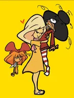artist:dutch_gunther closed_eyes coco fan_art gay heart maya meta:general_fanart mymy text tousled trio // 1080x1435 // 555KB