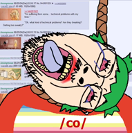 co copedo 4chan ack ack! animated arrow artist:studio_massa beard black_hair blond_haar blonde_hair bloodshot_eyes chair coco computer computer_keyboard crying curtain desk door english_text facial_hair flag glasses green_hair hair_bun hair_covering_eye hair_over_eye hair_over_eye_(maya) hand hands map_flag maya meta:ias mirror naz no_wires paper papers pedophile radiator rope sleeveless_undershirt song spinning subvariant:troonjak tanktop text tongue_out tranny undershirt variant:bernd video wifebeater yotsuba you_spin_me_right_round you_spin_me_right_round_(like_a_record) you_spin_me_right_round_(song) you_spin_me_right_round__(like_a_record)_(song) // 1080x1082, 52s // 55MB