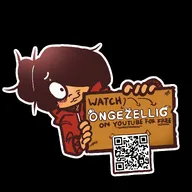 arrow arrows artist:nelsy_loser black_background blush blushing cardboard english_text hair_bun hair_covering_eye hair_over_eye hair_over_eye_(maya) hoodie maya meta:general_fanart ongezellig ongezellig_logo qr QR-code sign smiling text // 2000x2000 // 232KB
