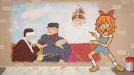 artist:studio_massa beard blonde_hair blue_eyes bow candy_cane clogs facial_hair freckles hat Illustraties_(official) klompen link looking_at_viewer mymy official_art orange_hair overalls paint paint_brush paint_can painter painting petjeaf present propaganda santa_claus santa_hat sinterklaas smiling sock socks text tulips wall // 3840x2160 // 7.9MB