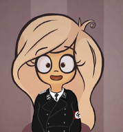 coco hooked_cross national_socialism nazi nazi_outfit smile ss ss_bolts uniform // 655x702 // 319KB