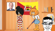 accordion animal axe background black_text blue_eyes boots bowtie brazil castle chair chud clothes comic_sans eyelashes female fist flag flag:sorocaba front_facing full_body gear glasses gun instrument latin_text leaves maya maya_flag mayor meta:tagme mustache mymy necktie nerf ongezellig orange_hair orange_skin piano picture pillow pointing pointing_up politics republicans_(brazil) rodrigo_manga rolling_eyes sculpture smile smug sorocaba soyjak subvariant:chudjak_front s&atilde;o_paulo text tower tree unicorn variant:chudjak virgin_islands // 1920x1080 // 1.2MB