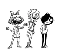 artist:unknown coco invader_zim maya meta:general_fanart milktag_(minor) mymy niggerwiggle trio // 1080x957 // 80KB