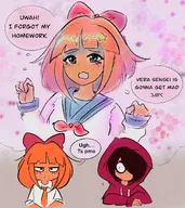artist:asikku maya meme meta:general_fanart milktag_(proper) mymy speech_bubble text // 1080x1214 // 184KB