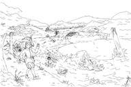 artist:oekakigod forest meta:rijkskunst mymy outside walking wip // 1500x1000 // 587KB