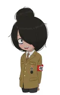 brown_Nazi_Party_uniform button buttons Golden_Party_Badge Goldenes_Parteiabzeichen hitler hitler_cosplay iron_cross maya meta:general_fanart nazi_armband Sturmabteilung swastika tie unknown_artist Verwundetenabzeichen Wound_Badge // 1280x2020 // 93KB