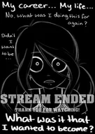 artist:lidlyarts black_and_white black_background livestream maya mayas_room text text_bubble // 2480x3508 // 461KB