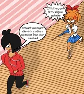 chasing english_text maya meta:general_fanart mymy // 640x717 // 88KB