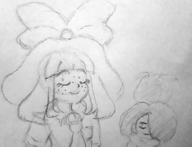 artist:unknown drawing looking_at_someone looking_at_viewer maya meta:general_fanart milktag_(minor) mymy niggerwiggle smiling // 1011x773 // 773KB