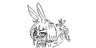 artist:oekakigod carrot looking_at_viewer meta:rijkskunst mymy mymy_bunny niggerwiggle no_color oekaki // 500x250 // 22KB