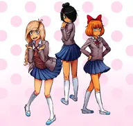 artist:xxnot_karanmrxx coco cosplay crossover ddlc maya meta:general_fanart mymy tagme // 3000x2848 // 541KB