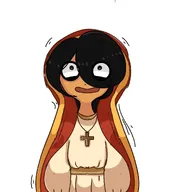 christianity cross drawing dress jtagmeta:general_fanart looking_up maya meta:general_fanart milktag_(proper) nervous religion shaking smiling zorinhakekk_(artist) // 1061x1080 // 62KB