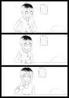 artist:lidlyarts black_and_white cup mymycoffee picture_frame table white_background // 2480x3508 // 799KB
