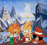 bbwtag bored chudwheel coco d&d drawing edit excited hats hyperborea impjak maya mymy reading tired // 414x400 // 48KB