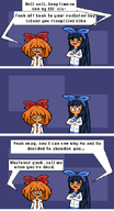 crossed_arms dialogue drawing meta:general_fanart mimi mymy mymy's_sister niggerwiggle pixel_art // 718x1320 // 32KB