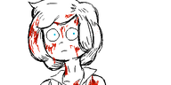 a10 artist:oekakigod blood color looking_at_viewer meta:rijkskunst oekaki sjef // 500x250 // 33KB
