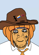 1488 ai_generated american_flag artificial_intelligence bandana bwc clothes confederate cowboy_hat dutch eyelids freckles hair johnny_rebel music nigger NSB ongezellig queen_of_spades smile stubble transparent_background uniform variant:feraljak video wolfsangel // 1000x1400, 130.4s // 18MB