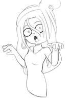 artist:portalverse kiki looking_at_viewer meta:general_fanart no_color octopus open_mouth // 577x776 // 86KB