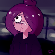 bandaid blade_runner_2049 bleeding blood drawing looking_up maya meta:general_fanart purple_lighting sweater // 1280x1280 // 1.3MB