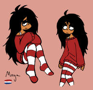 dutch_flag frown looking_at_viewer maya meta:general_fanart netherlands sad text // 831x807 // 168KB