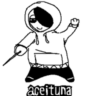 artist:djpoonslayer black_and_white hoodie maya meta:general_fanart sword tagme text // 268x280 // 2.8KB