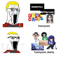 angry azumanga_daioh crying deltarune fundamental_paper_education hypocrite nate ongezellig seething sharty soyjak_party subvariant:wewjak the_amazing_digital_circus tranny trannycore umineko undertale variant:soyak variant:soytan variant:sproketan // 1500x1500 // 1.0MB