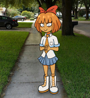1girl irl_background looking_at_viewer meta:general_fanart milktag_(proper) mymy niggerwiggle smiling // 1926x2091 // 4.7MB