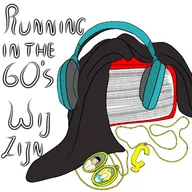 apron artist:bad98ad black_hair blonde_hair book coco's_parents dutch_text english_text hat headphones jewelry meta:general_fanart necklace nederlandse_tekst running_in_the_60s text white_void // 2048x2048 // 375KB