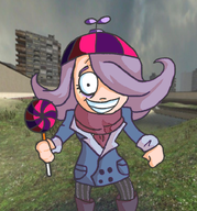 boots building buildings eye_bags garry's_mod garrys_mod grass hair_covering_eye hat lolipop meta:general_fanart propeller_hat purplle smile unknown_artist vera wall water // 687x738 // 754KB