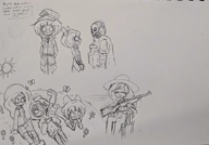 butterflies coco drawing flowers gun maya meta:rijkskunst milktag_(minor) mymy niggerwiggle pencil_(medium) uniform // 869x606 // 435KB