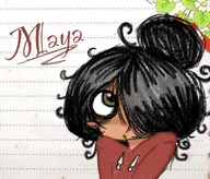 artist:macos9 black_hair green_eyes hoodie looking_up maya meta:general_fanart tagme // 1833x1565 // 331KB