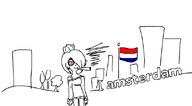 amsterdam black_and_white dutch_flag high maya meta:general_fanart text weed // 612x339 // 30KB