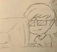 artist:odotcdot cathode_ray_tube_moniter computer crt crt_computer_monitor glasses meta:general_fanart pencil_(medium) rens sketch tagme // 1840x1677 // 224KB