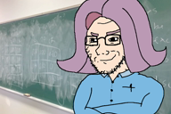 angry arm blanket bloodshot_eyes closed clothes crying dance ear glasses gore green_screen hair irl_background meta:tagme mouth neutral ongezellig open smile smug soyjak spongebob_squarepants stubble teacher variant:cryboy_soyjak variant:markiplier_soyjak variant:soyak vera_(ongezellig) // 1072x720, 28.4s // 5.5MB