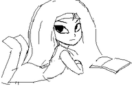 artist:onceinawhile bandana book kiki meta:general_fanart oekaki tagme white_void // 334x218 // 7.8KB