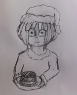 artist:henkvanoranje christmas meta:general_fanart mymy santa_hat stroopwafel tagme // 1801x2222 // 256KB