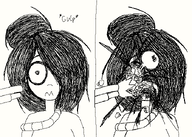 artist:entiral black_and_white gore grim_(artstyle) maya maya_abuse meta:rijkskunst tagme // 700x500 // 118KB