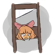 blade bow crying frown guillotine meta:general_fanart mymy needs_dutch_tag niggerwiggle no_freckles orange_hair sad tear tears unknown_artist white_void // 2000x2000 // 467KB